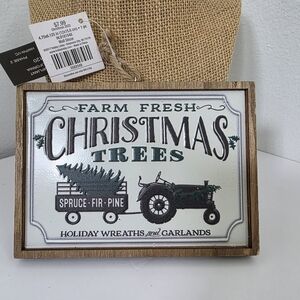 Farm Fresh Christmas Trees Sign